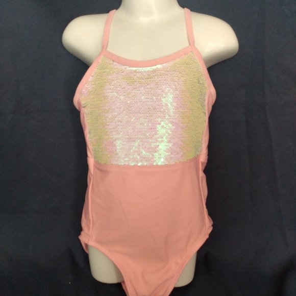 Reversible Sequin Swimsuit - Picture 1 of 3